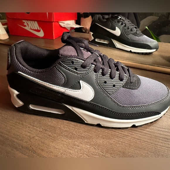 COPY - Nike Air Max 90 (size 9.5 men’s, 11 women’s) Iron Gray, White, Smoke Gray - Picture 2 of 2